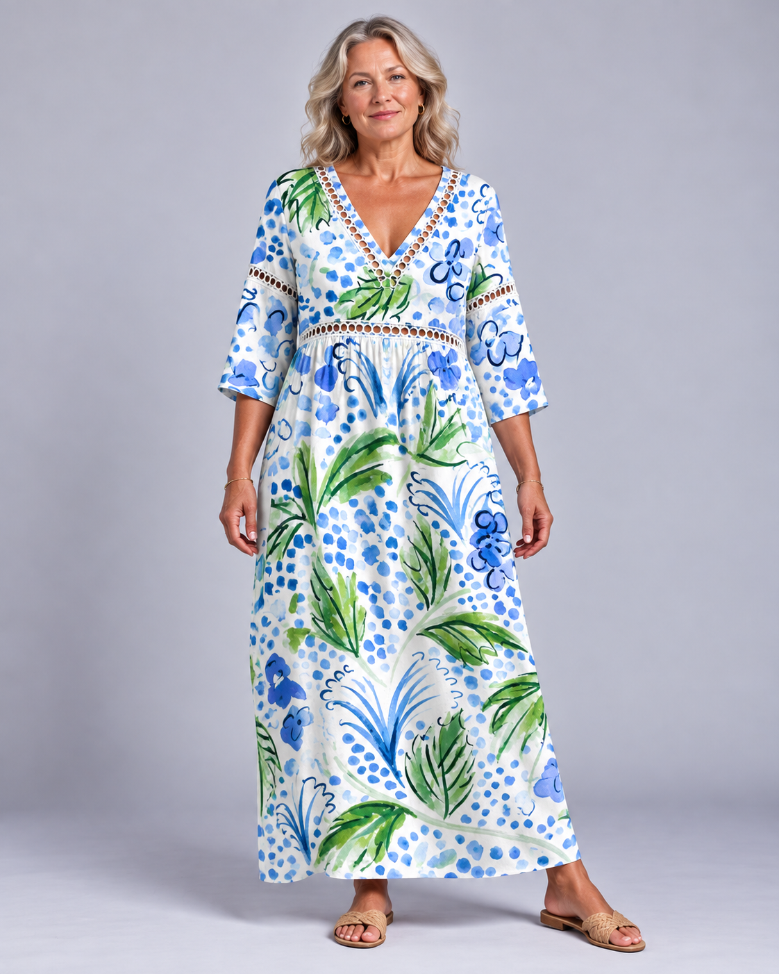 Evie - Casual Flowing Midi Dress