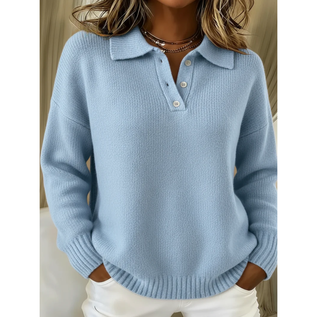 Bettina | Relaxed Collared Jumper