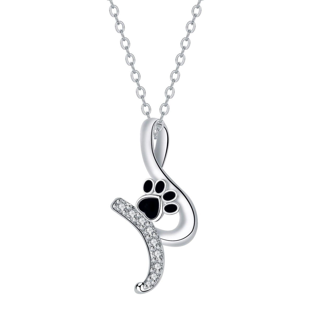 Cute Paw Pendant Necklace