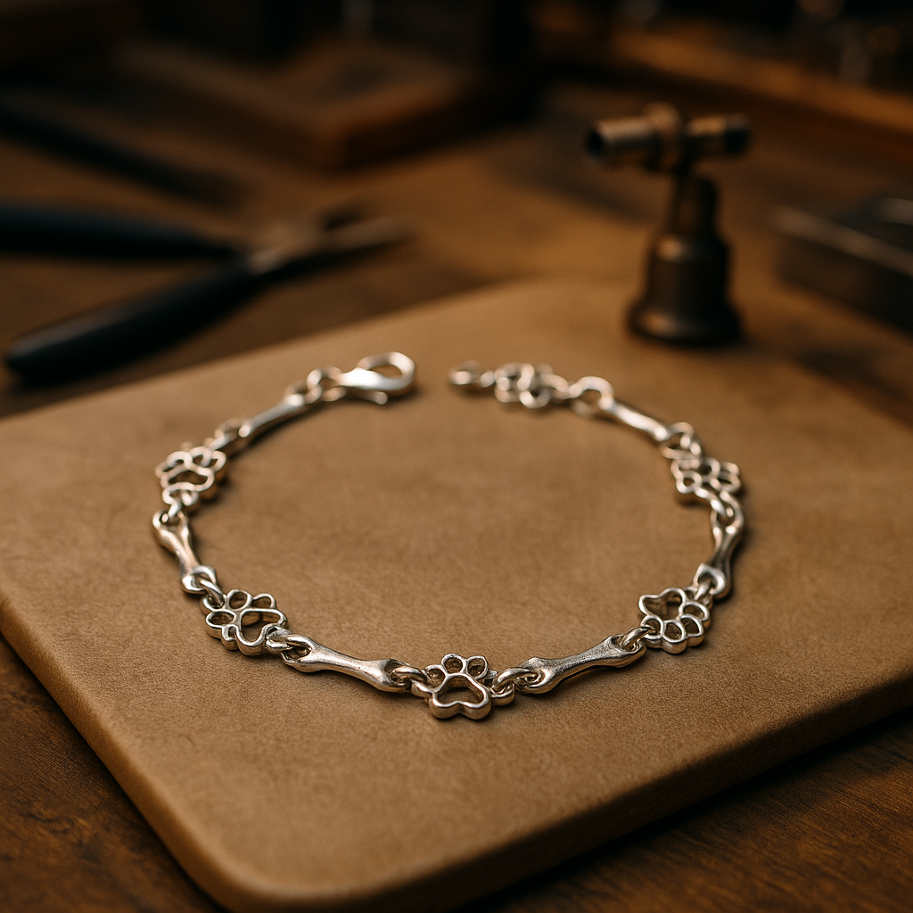 Paw & Bone Bracelet – Dog Inspired