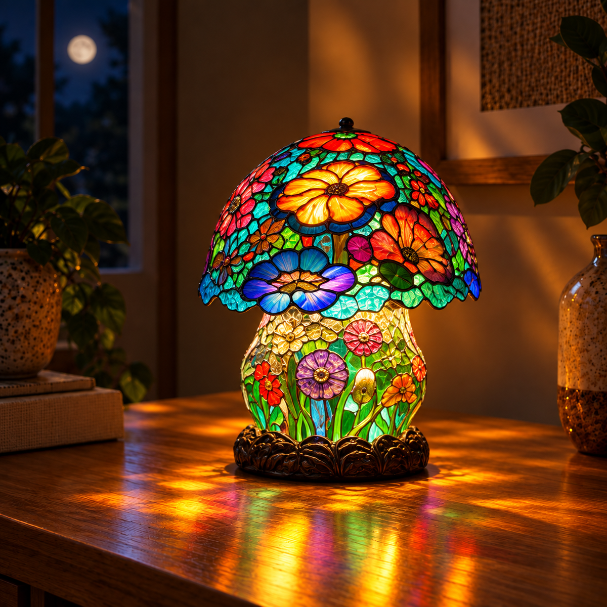 Frosted Mushroom Lamp