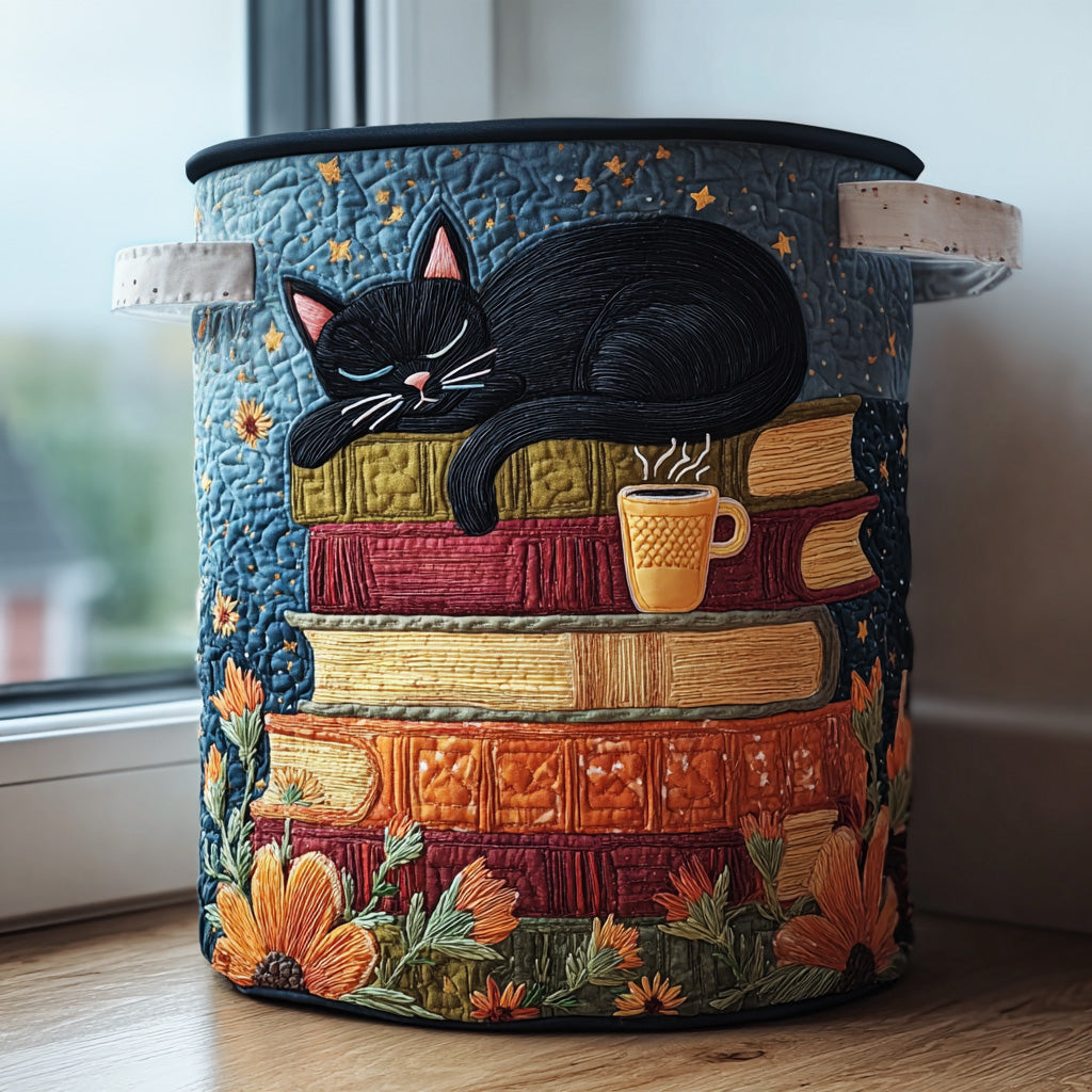 Colourful Cats | Quilted Storage Basket