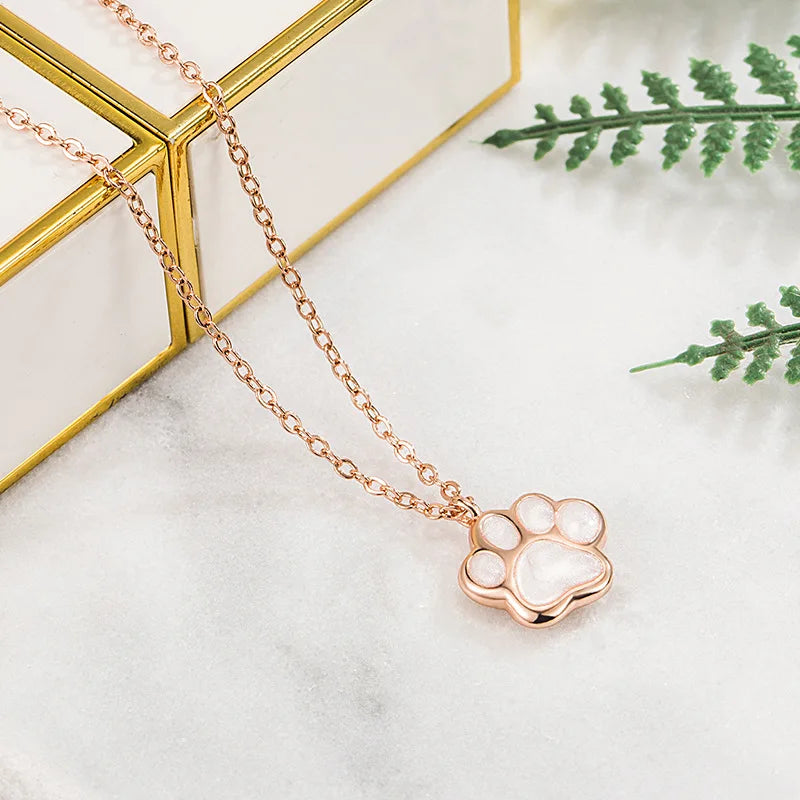 Paw Pendant Necklace