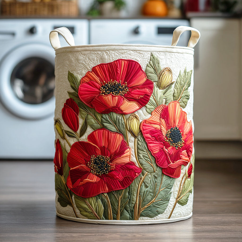 Poppy | Quilted Storage Basket