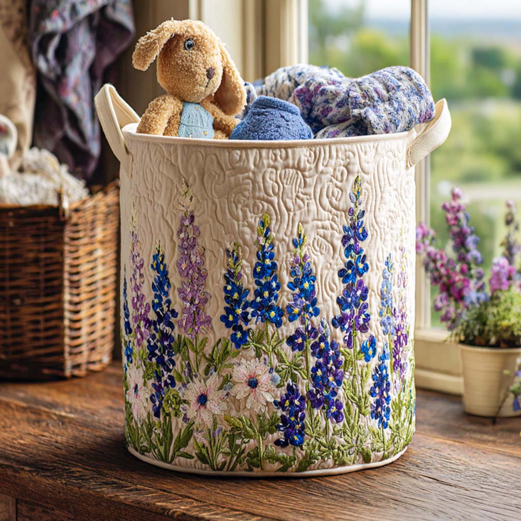 Wildflower | Quilted Storage Basket