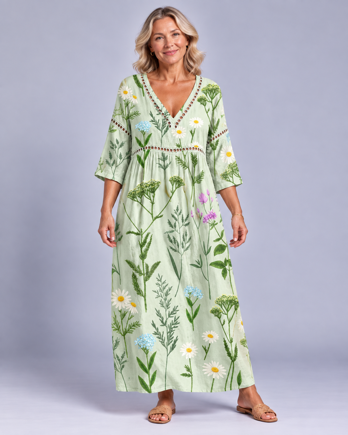 Evie - Versatile Flowing Midi Dress
