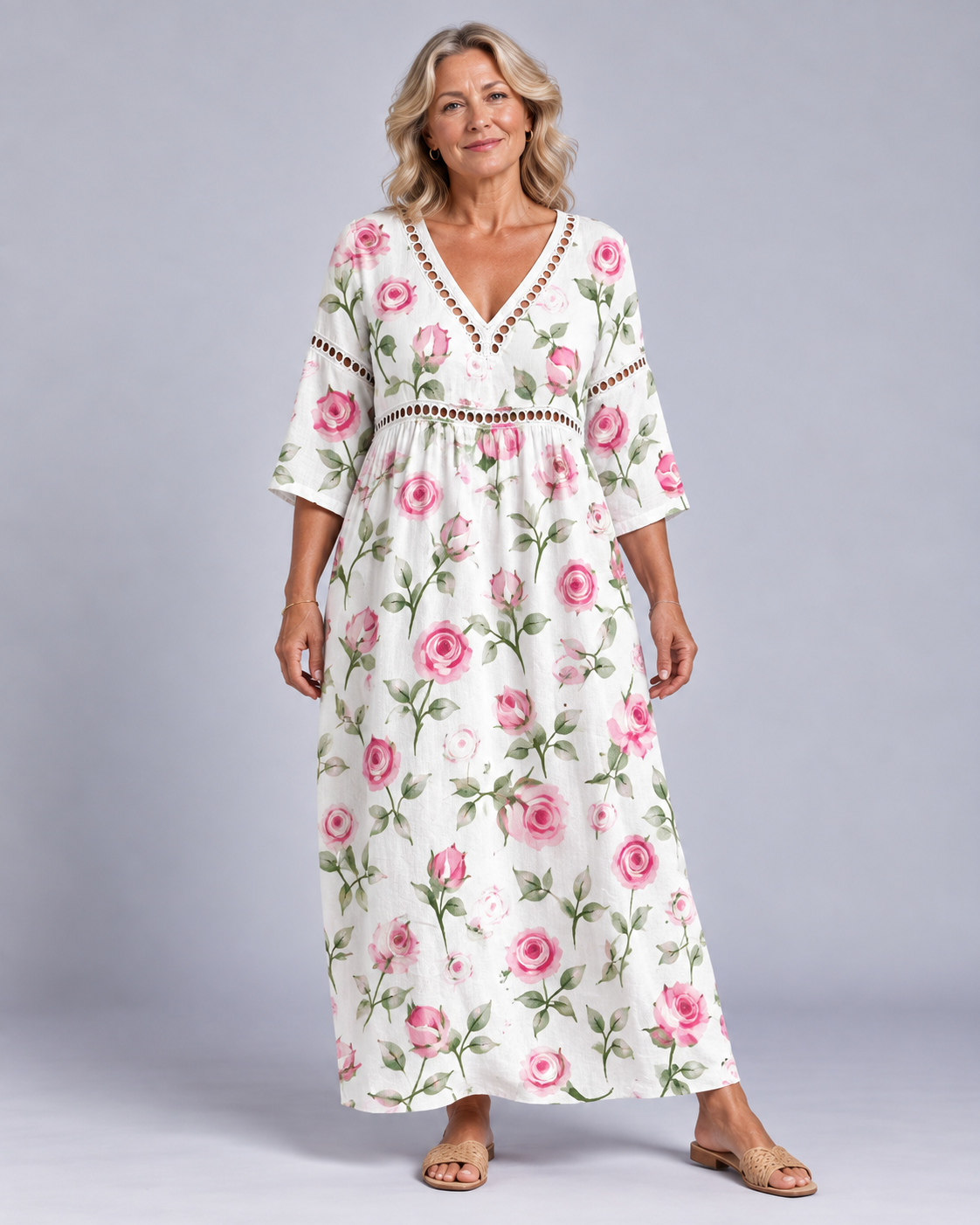 Althea - Soft Summer Midi Dress
