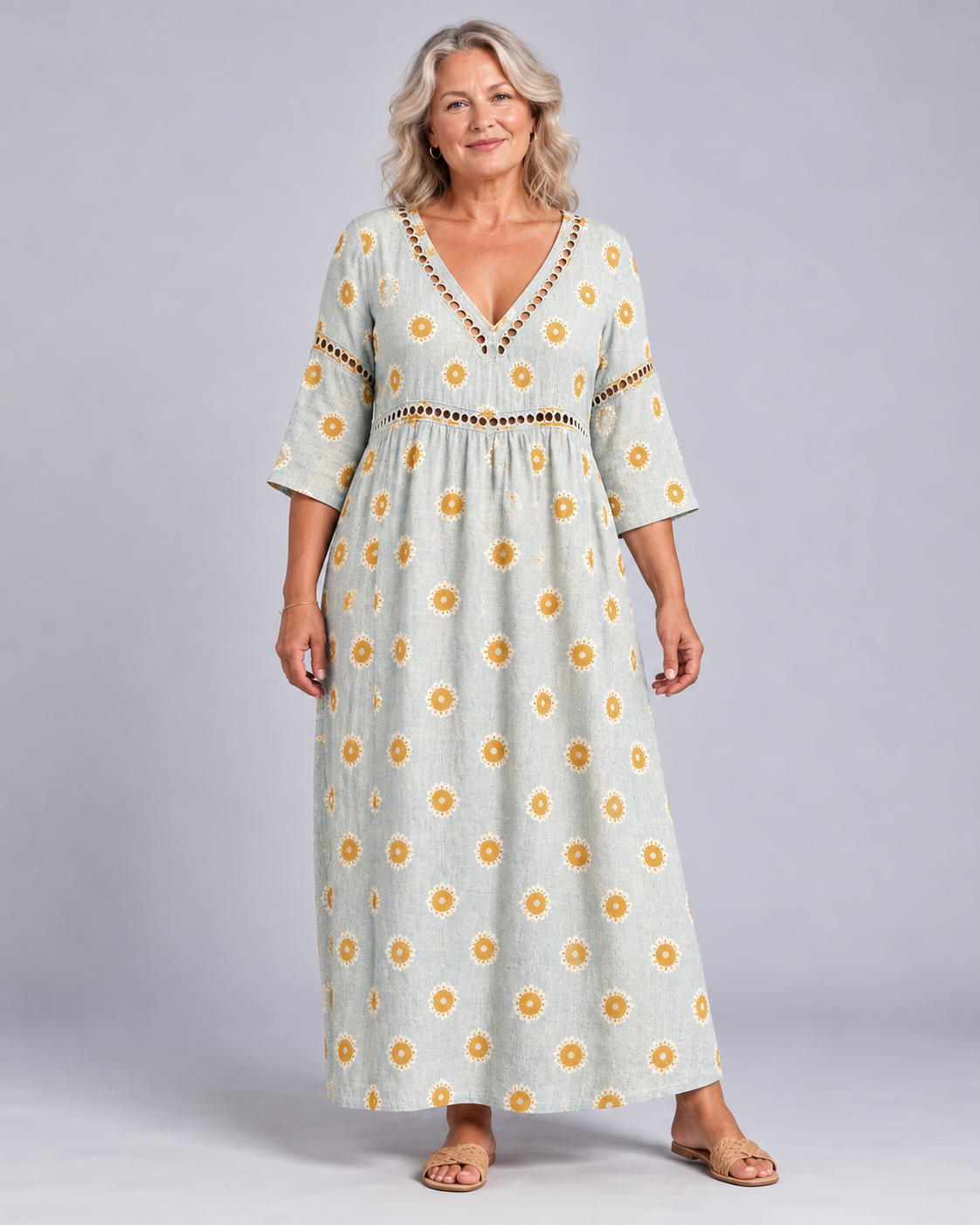 Xenia - Flowing Midi Dress