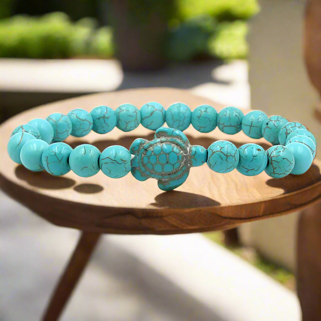 Unique Natural Stone Turtle Bracelets